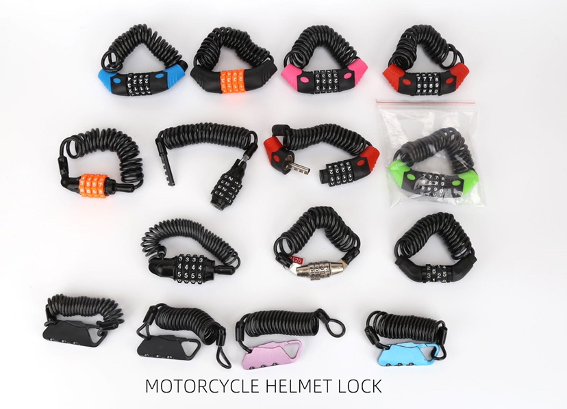 Helmet lock combination lock