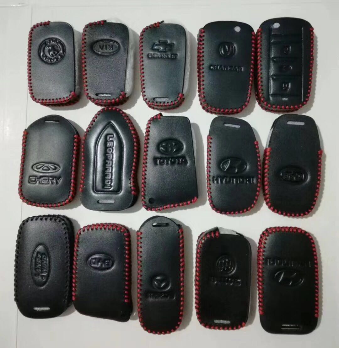 汽车真皮压印钥匙包 各车型都有 热销款 专业 汽车 用品