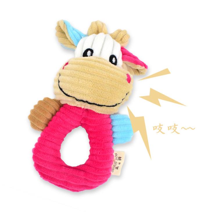 Handshaking plush doll a generation of sound bite resistant dog toy cartoon educational pet plush toy Item Picture