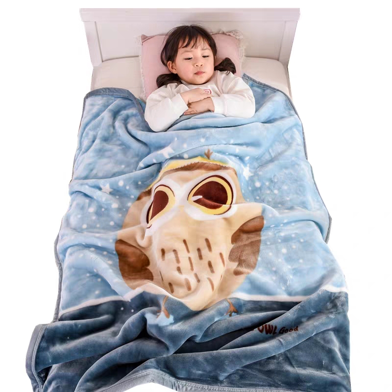 儿童毛毯双层婴儿小被子宝宝新生儿盖毯防风毯加厚空调毯春秋云毯图