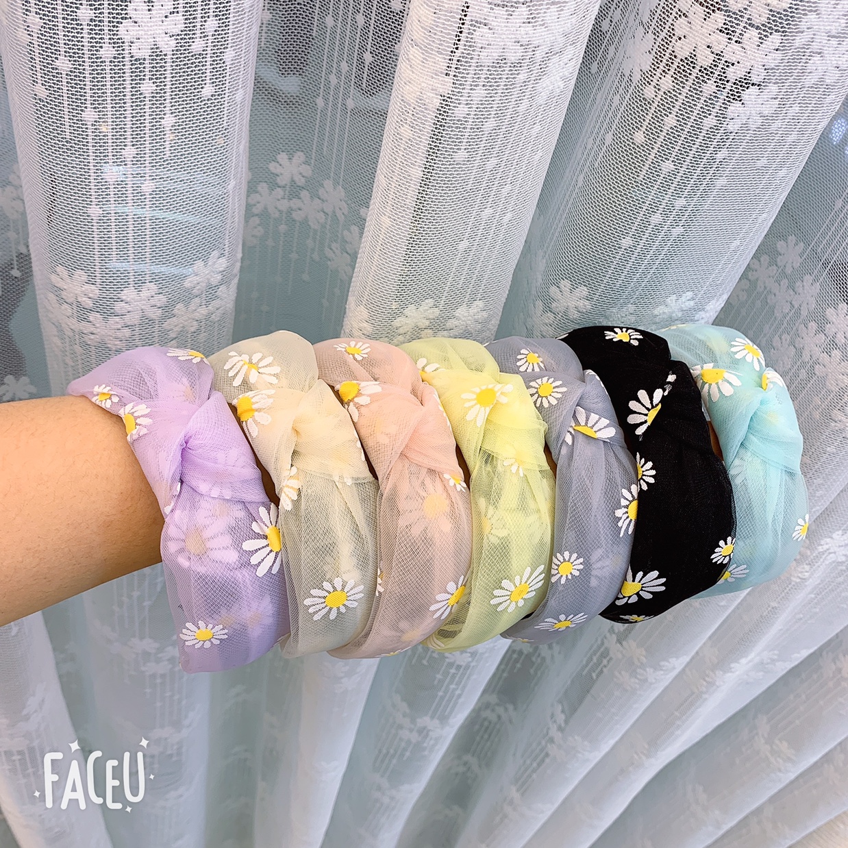 Korean version of small Daisy hair band thumbnail