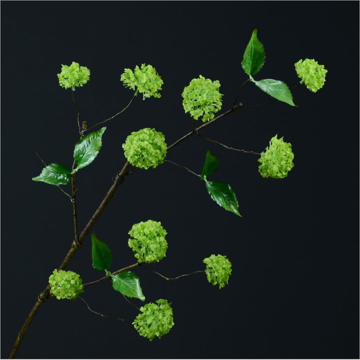 Yiwu Selection artificial flower artificial flower wholesale American garden home table decoration small broken flowers imitation snowballs