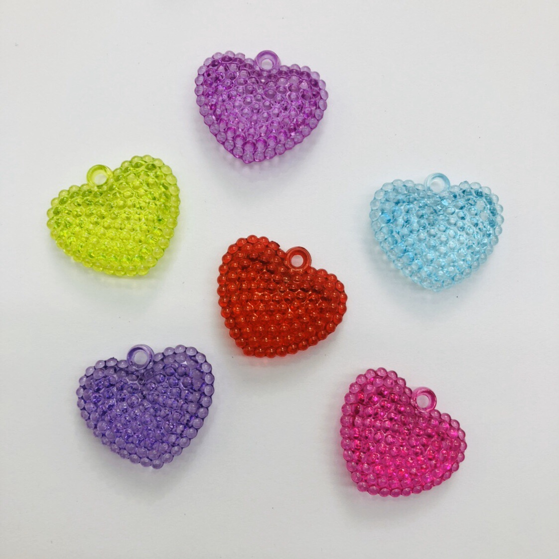 Manufacturer direct acrylic heart 665#30*37mm thumbnail