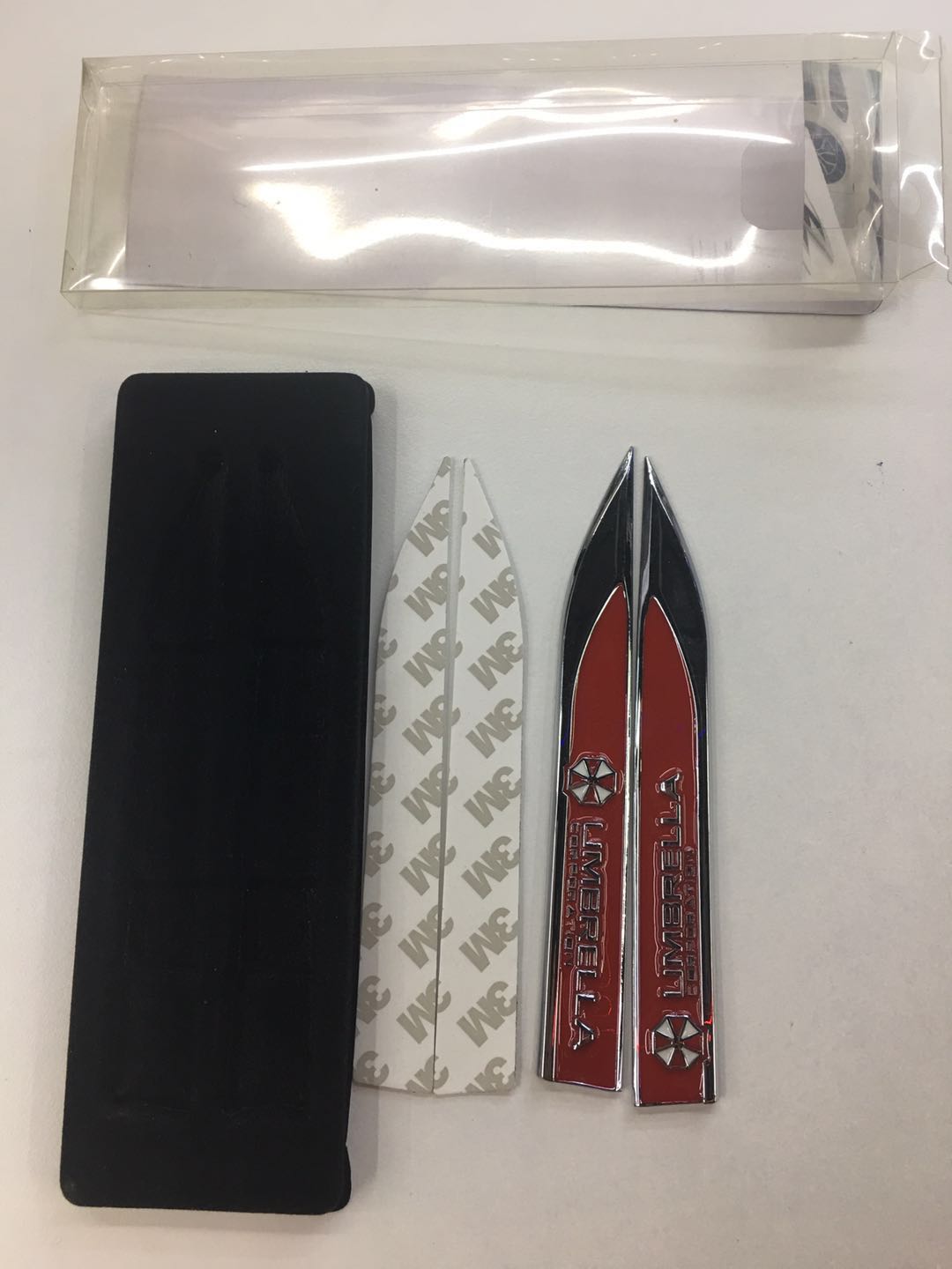 汽车车身金属装饰条 刀锋叶子板改装贴详情图5