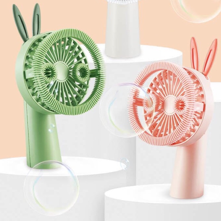 2020 New Cartoon handheld portable bubble fan undefined