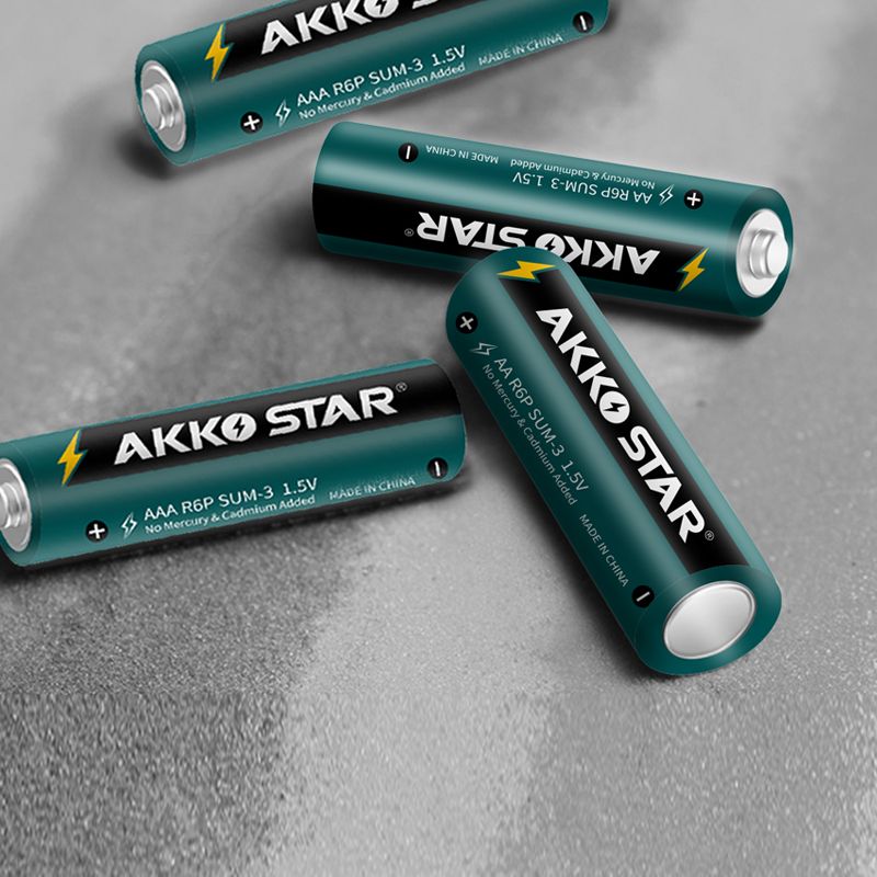 AKKO STAR AA/AAA/D型1.5V 碳性电池 5号/7号R20干电池详情图4