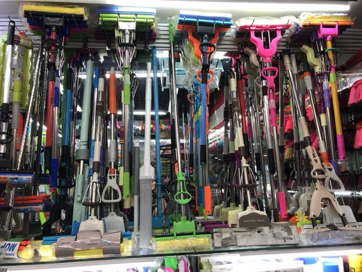 胶棉PVA拖把，雪尼尔材质拖把，各式清洁用品产品图