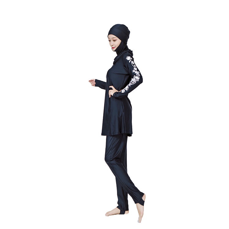 New Muslim Swimsuit Conservative Swimsuit Swimsuit Women's Swimsuit Belly Hot Spring Student Female Covered Swimsuit details Picture