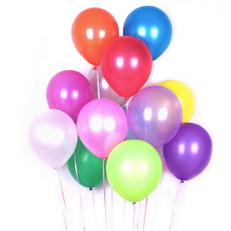 2.8克12寸珠光乳胶气球 生日婚庆派对用品 节日派对房间布置装饰1图