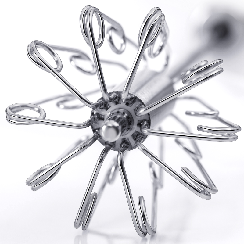 不锈钢搅拌器 手持式半自动旋转打蛋器【黄色】详情图3