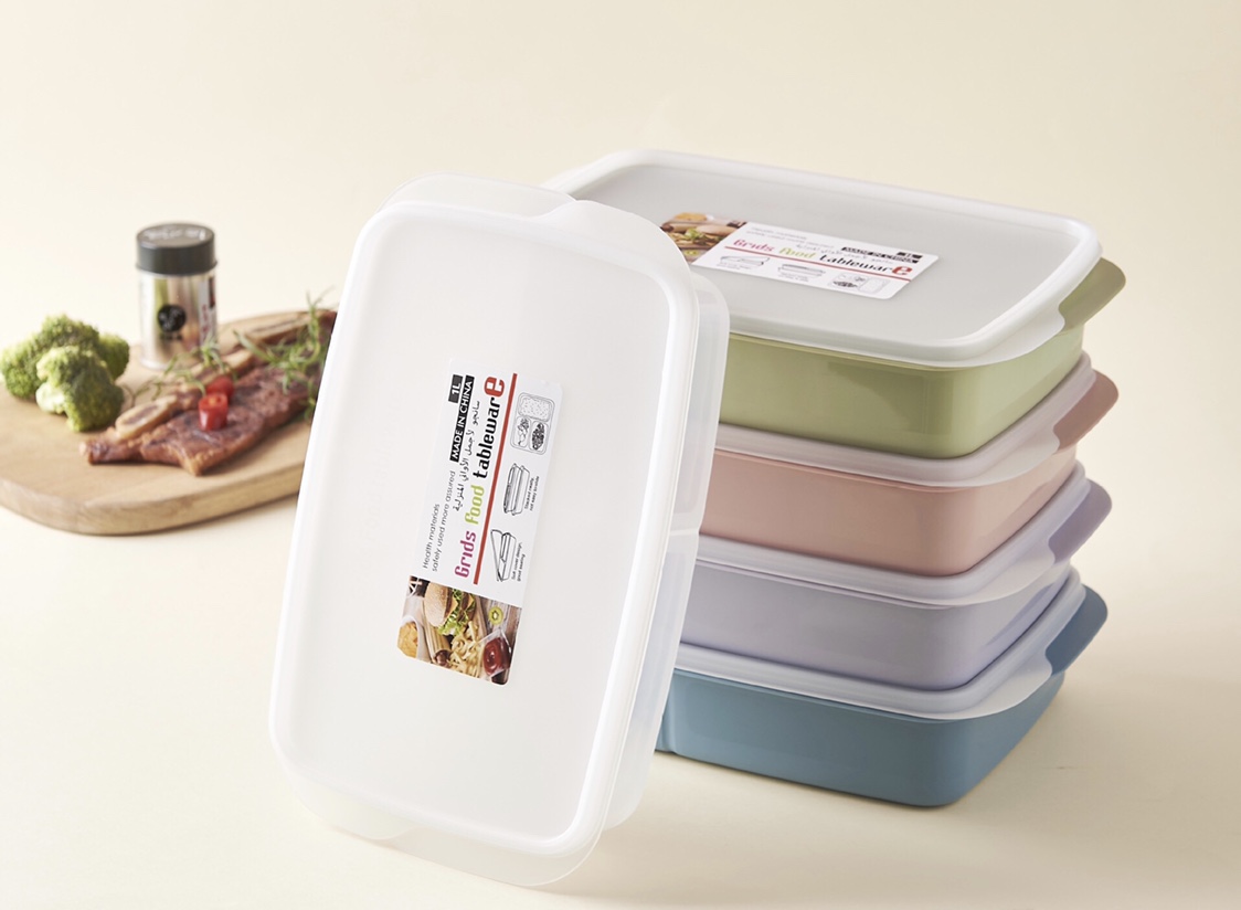 学生饭盒长方形便当盒塑料分隔餐盒微波炉加热饭盒便携式便当盒详情图9