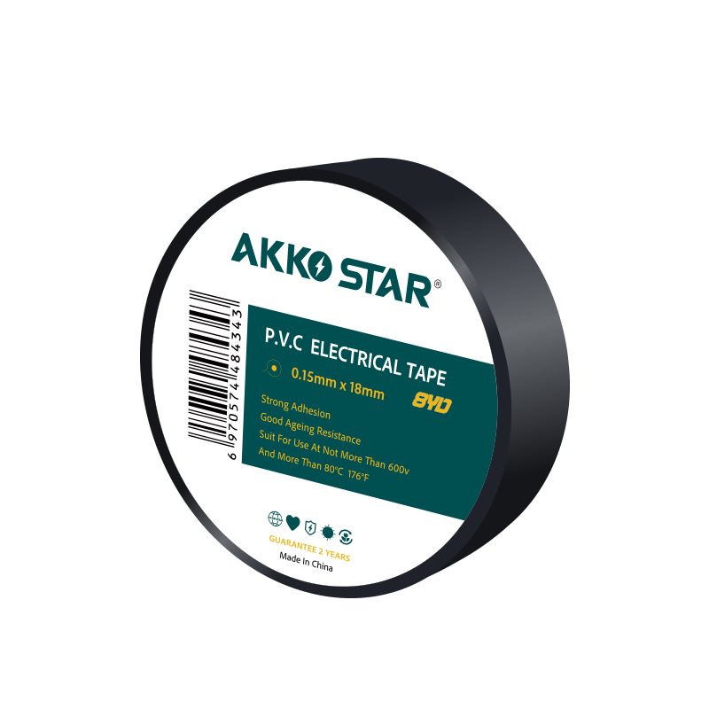 AKKOSTAR high-adhesive, durable and long-lasting PVC low-voltage insulating electrical tape Item Picture