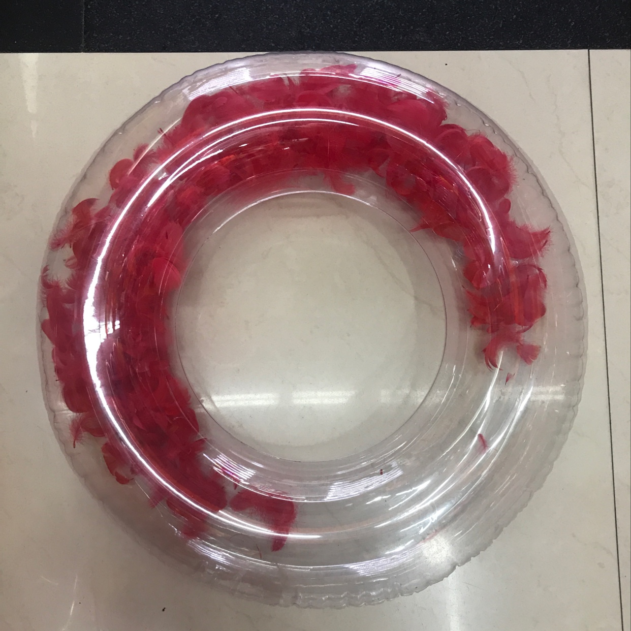 Wholesale of swimming ring toys with feathers
