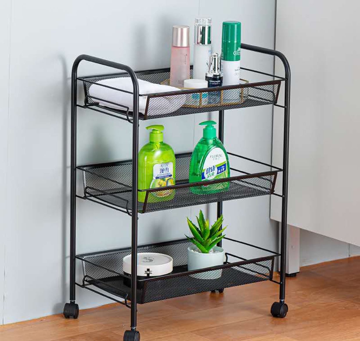 Stylish and simple shelf in the kitchen, bathroom and room thumbnail