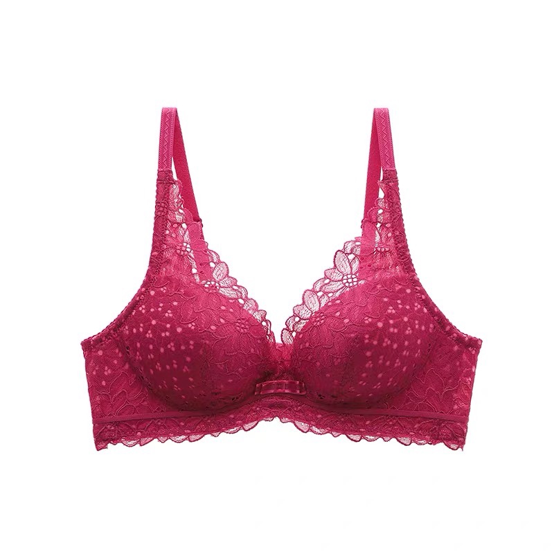 No Underwire Bra Small Push-Up Bra Sexy Lace Lingerie Woman Specification drawing