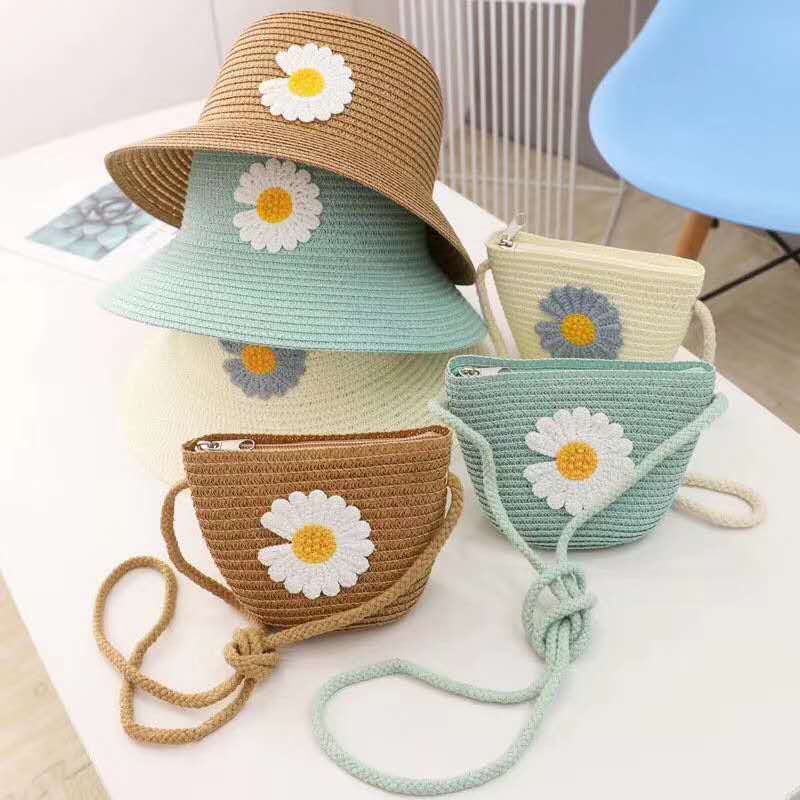 Straw Hat And Bag