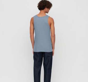 Japanese Sleeveless T-Shirt Boys Summer Trend Print Vest Hong Kong Wind Ins Fashion Vest Men Harajuku Trend Top details Picture