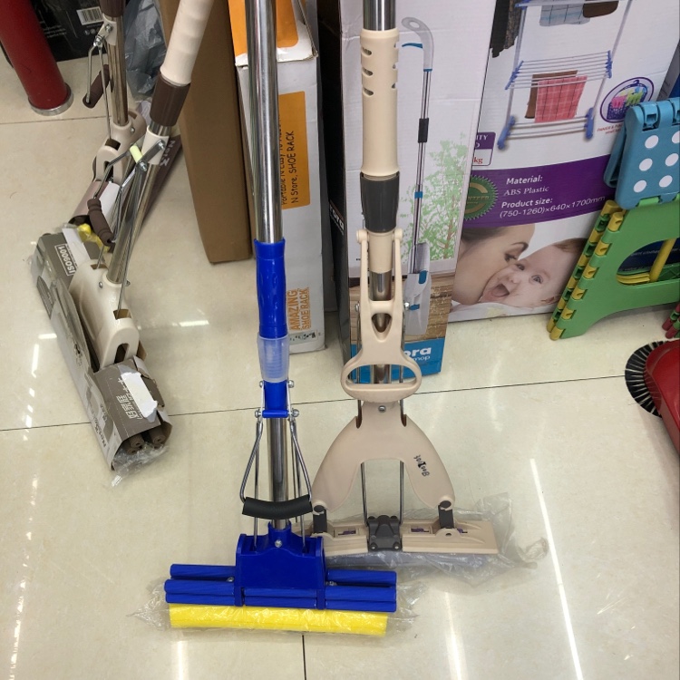 胶棉PVA拖把，雪尼尔材质拖把，各式清洁用品细节图