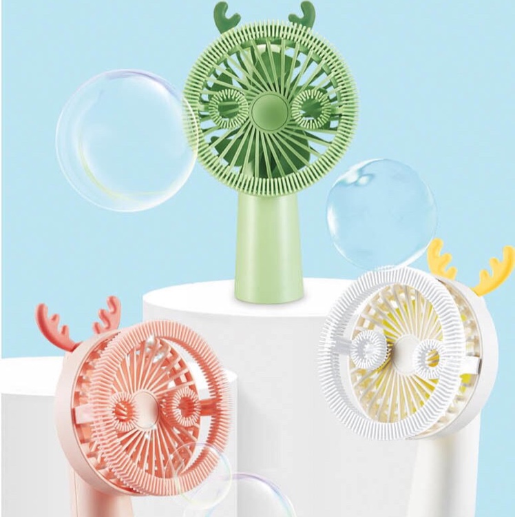 2020 New Cartoon handheld portable bubble fan Application Scenario