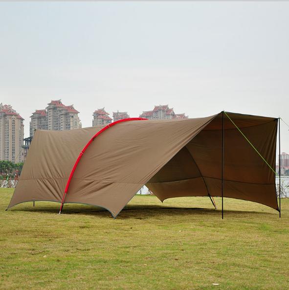 Outdoor super-large canopy tent, sunshade canopy, super-large camping tent, outdoor camping supplies and equipment detail image 2