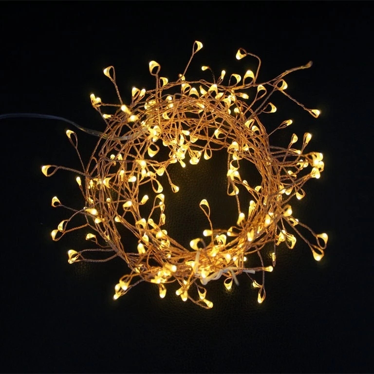 LED firecracker copper wire lamp