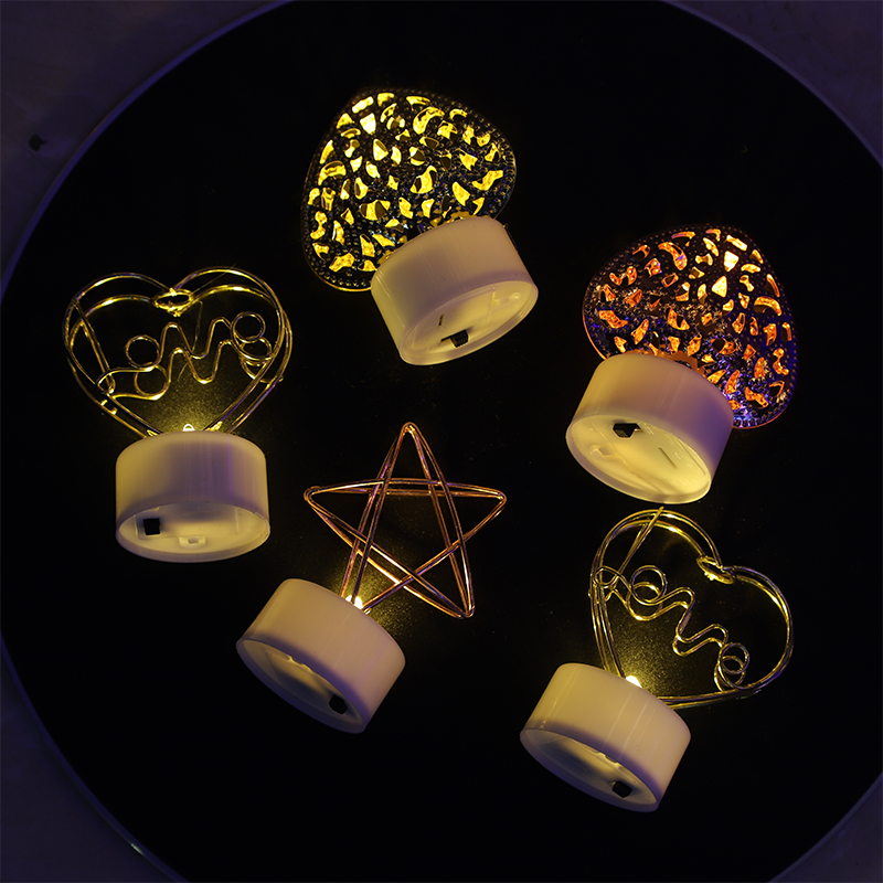 led new candle light love electronic wedding proposal small gift decoration scenery photo props undefined