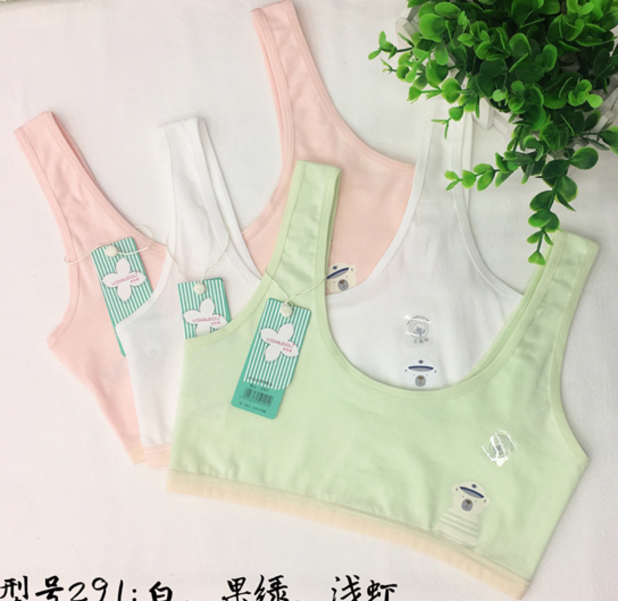 Bra Vest Women's Summer New Single-Layer Solid Color Undergarments Women's Vest details Picture