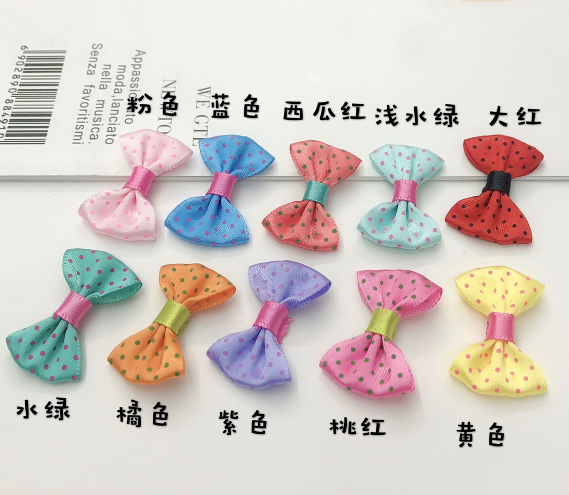 3·5cm polyester belt printing point waist handmade bow DIY doll decoration accessories thumbnail