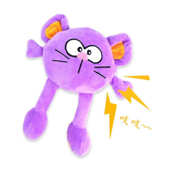 New grinding-resistant sound pet plush toy manufacturers wholesale big face animal dog toys Item Picture