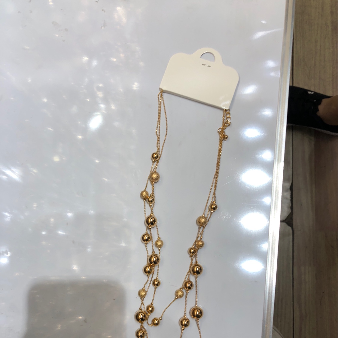 Crystal necklace details Picture