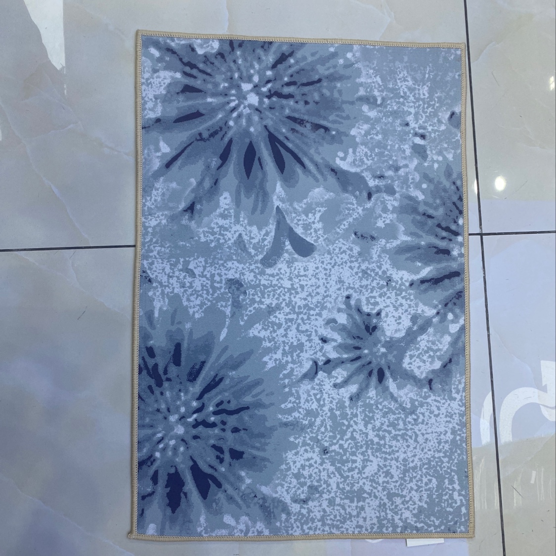 Lingou carpet household carpet living room bathroom absorbent non-slip printed floor mat