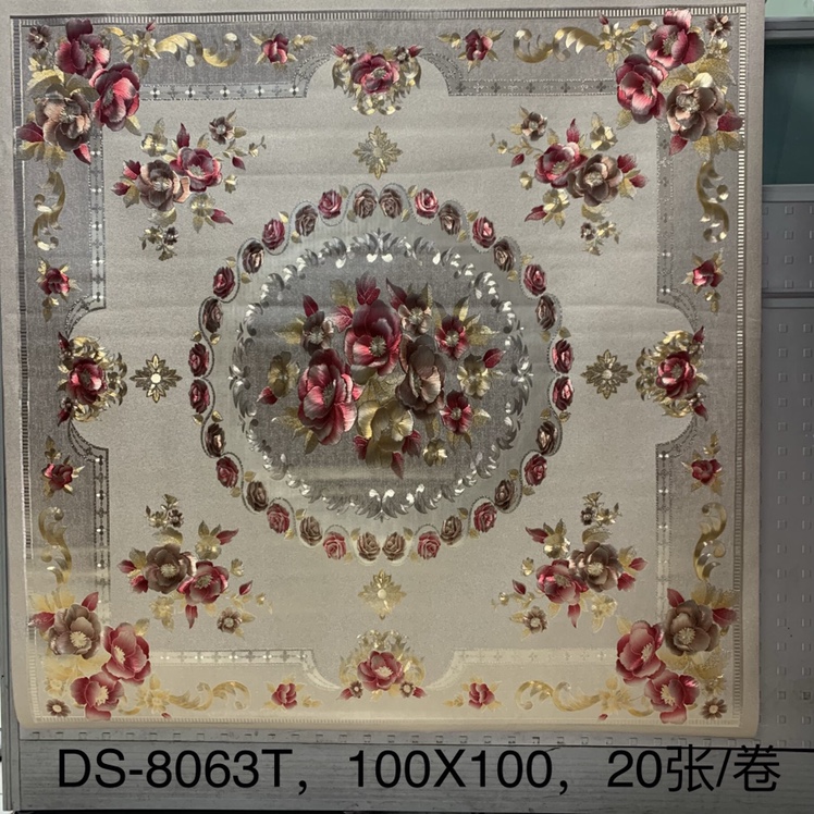 PVC烫金台布欧式风格桌布