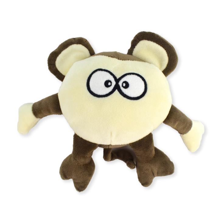 New grinding-resistant sound pet plush toy manufacturers wholesale big face animal dog toys undefined