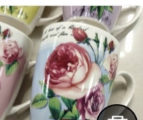 Mark ceramic water cup, drinking cup