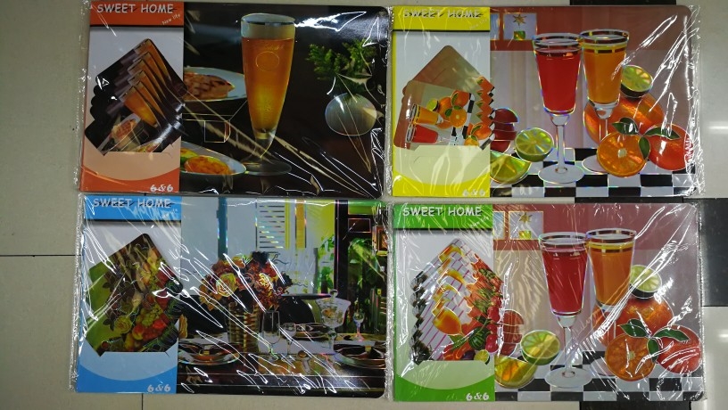Christmas Placemat Printed Placemat Christmas Knife And Fork Placemat Tabletop Decoration Mat Item Picture