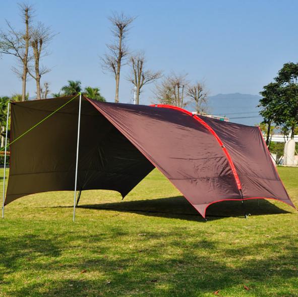 Outdoor super-large canopy tent, sunshade canopy, super-large camping tent, outdoor camping supplies and equipment detail image 3