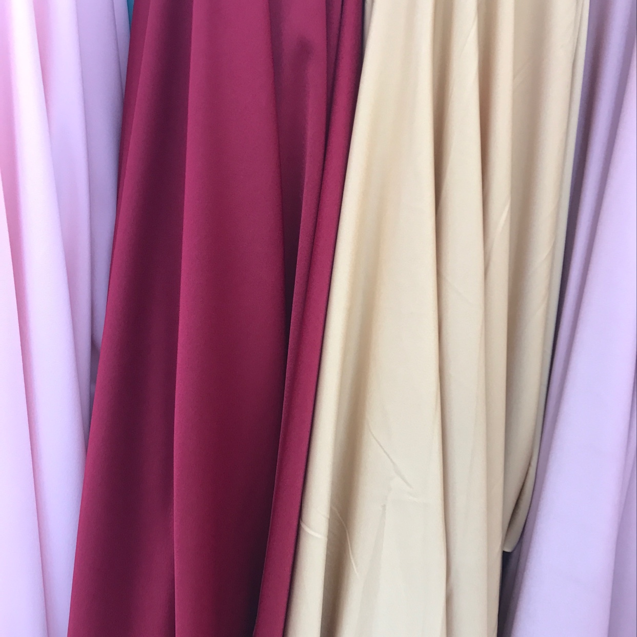 涤纶面料适用于制作衣服头饰工艺品多色可选