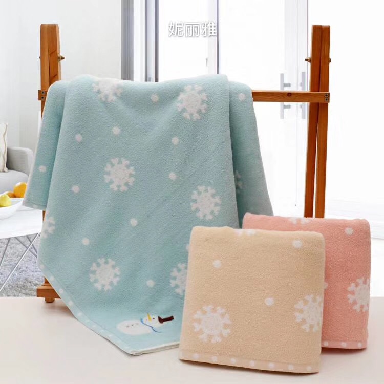 Jacquard bath towel details Picture