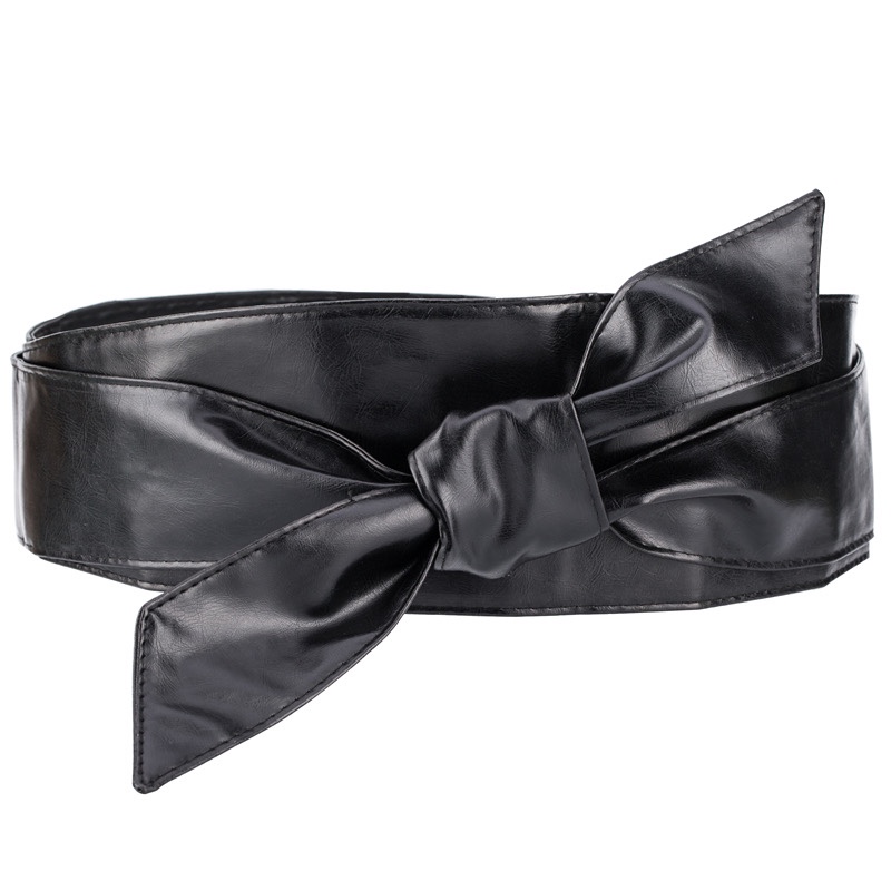 Source Head Factory Wholesale: Women's Waist Long Ribbon Accessories Bow Wide Belt With Dress Fashion Ladies Belt details Picture