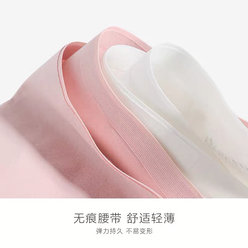 Underwear Women Summer Waist Solid Color Breathable Sexy Hip Lift Girl Lace Edge Briefs Cute Cotton Underpants Specification drawing