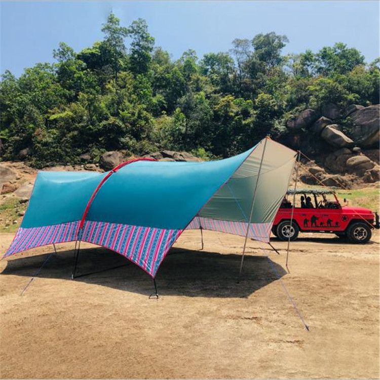 Outdoor super-large canopy tent, sunshade canopy, super-large camping tent, outdoor camping supplies and equipment Item Picture