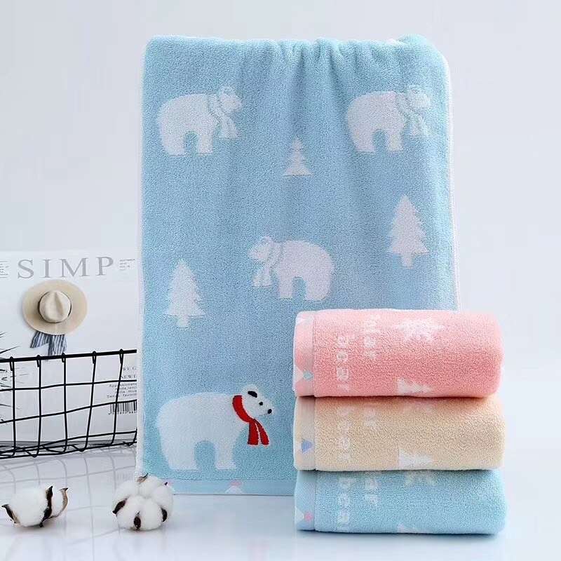 Polar Bear Towel details Picture