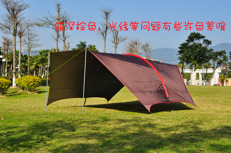 Outdoor super-large canopy tent, sunshade canopy, super-large camping tent, outdoor camping supplies and equipment detail image 6