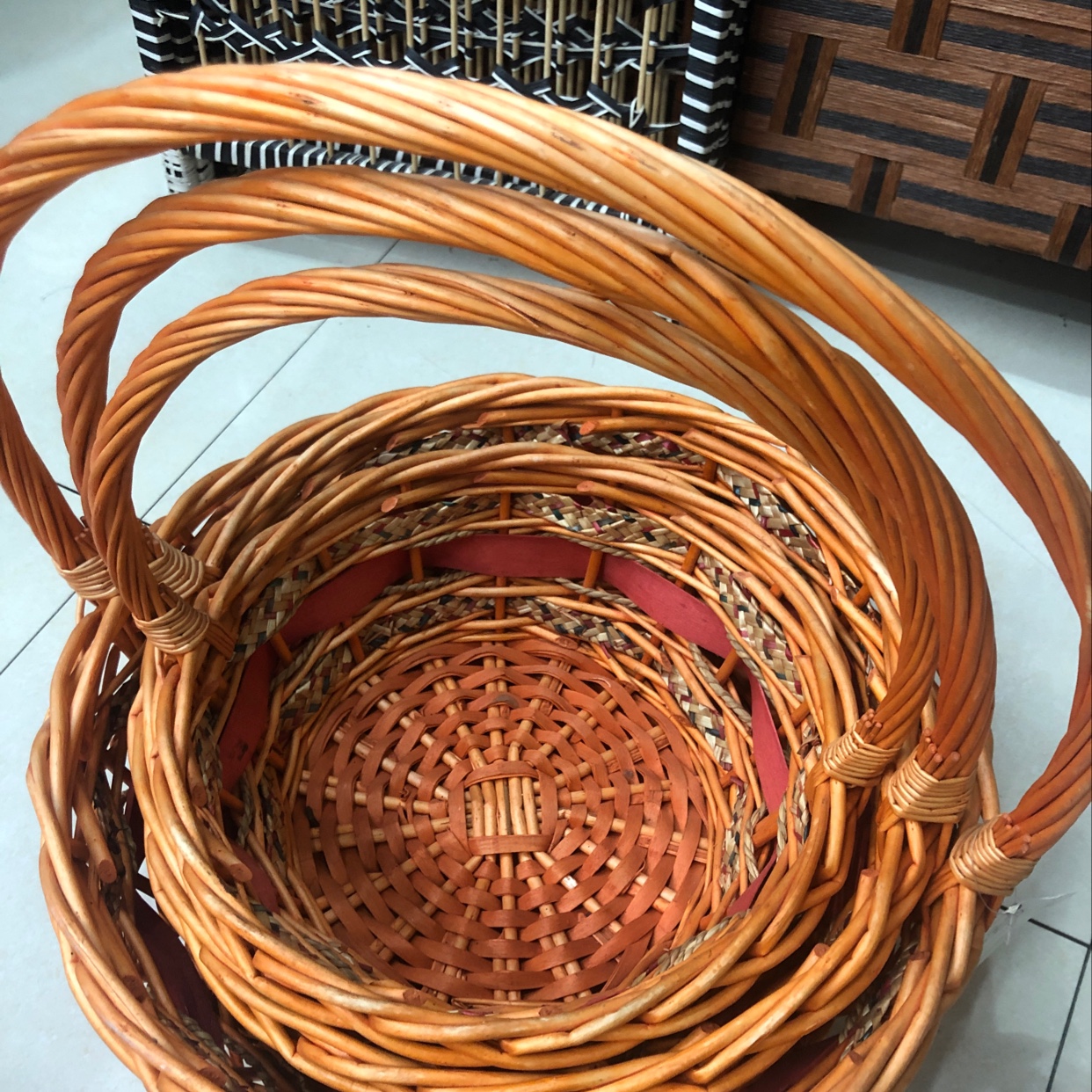 Bamboo Woven Basket