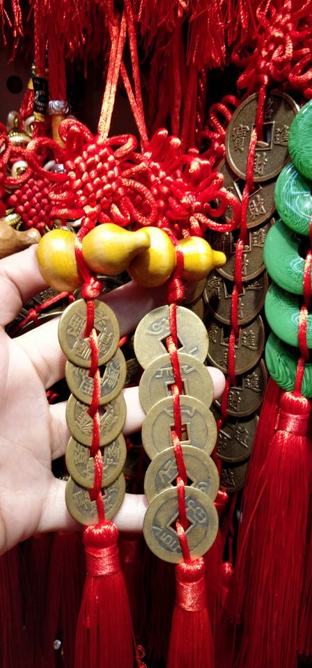 鑫祥喜庆工艺 桃木葫芦五帝钱挂件