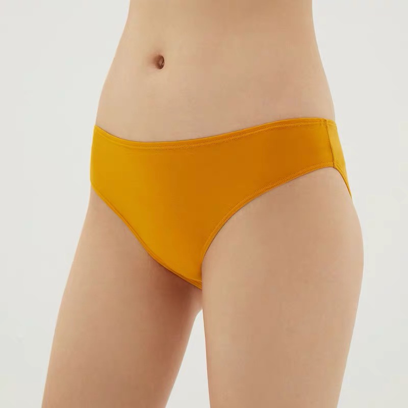 Inside And Outside 3 Pieces | Light Girls Low Waist Underwear Retro Comfort Skin Friendly Cotton Students
