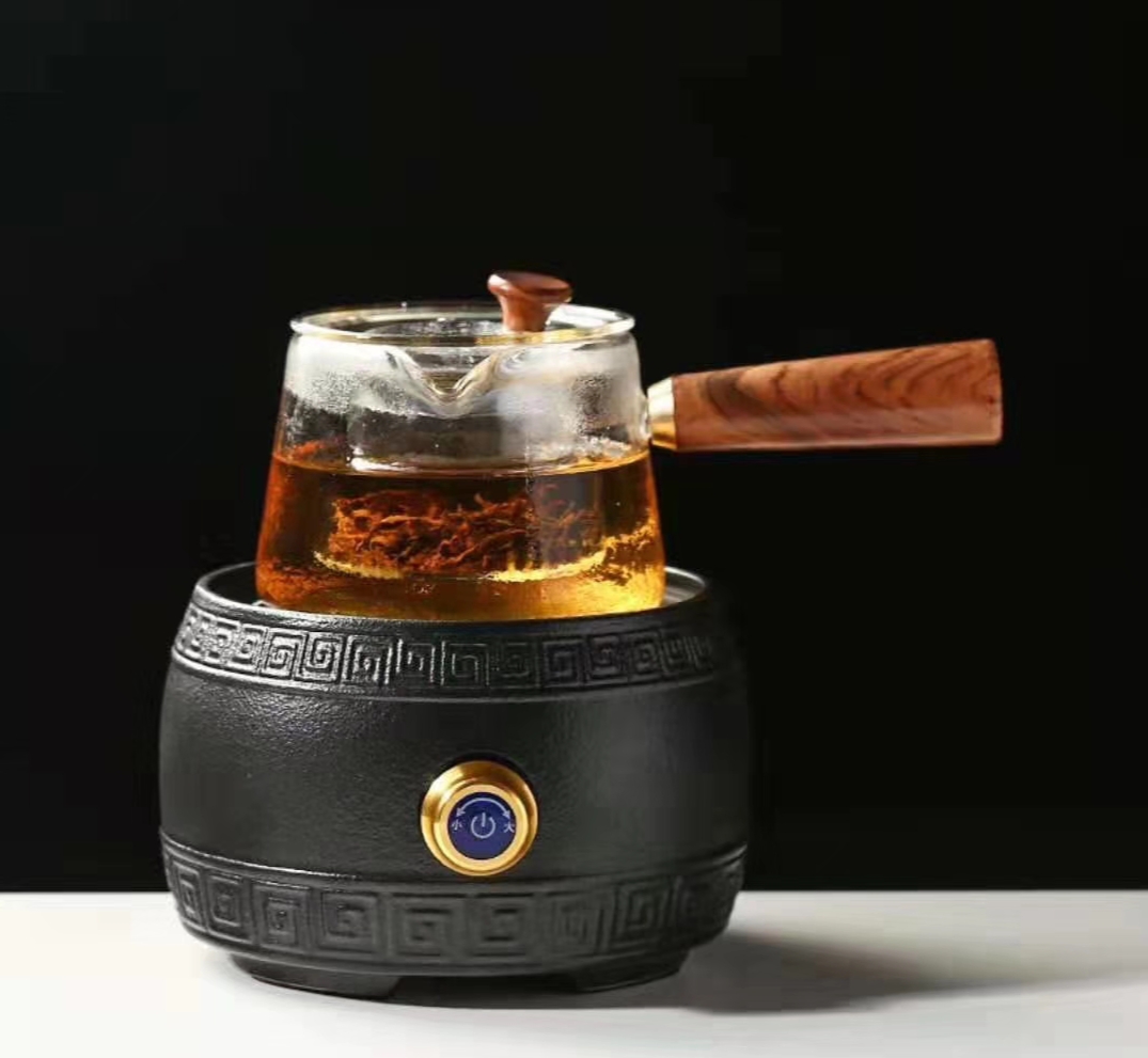 义乌好货 全自动静音电陶炉耐热玻璃壶煮茶套装