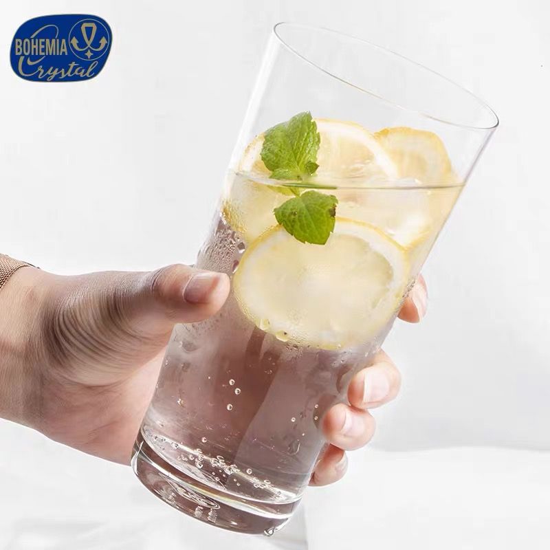 Czech imported lead-free crystal glass cups, water cups, Crytalex beverage cups, beer mugs 540, modern and simple household series details Picture