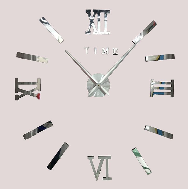 Yiwu good goods 3D large size living room fashion creative home DIY wall clock thumbnail