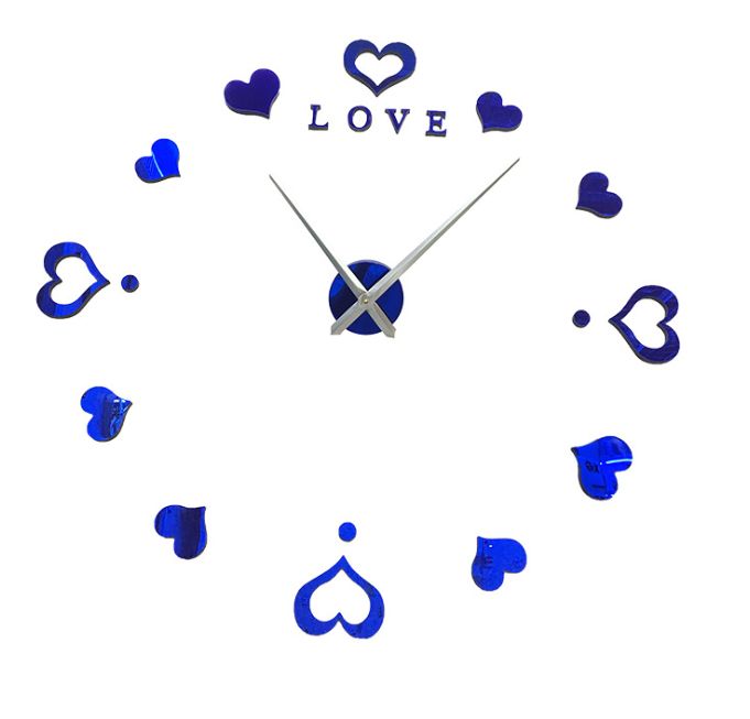 Yiwu good goods No. DIY three-dimensional 3D wall clock Fashion art personality creative wall art clock
